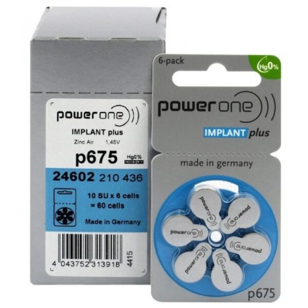 PowerOne Cochlear Batteries