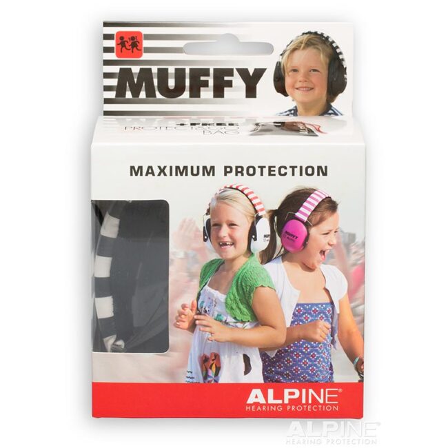 Muffy Earmuff for Kids Black