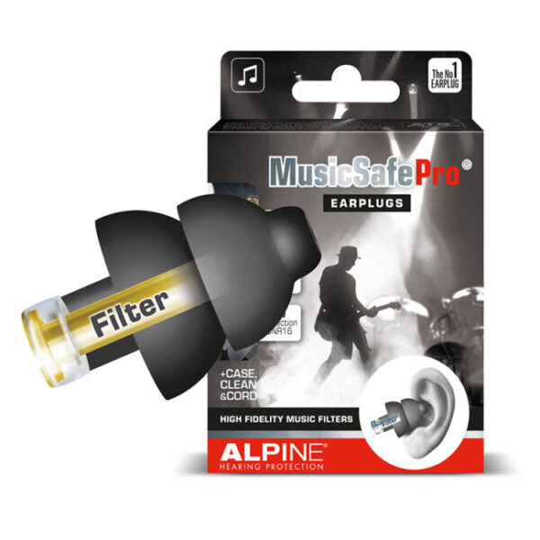 MusicSafe Pro Earplugs Black